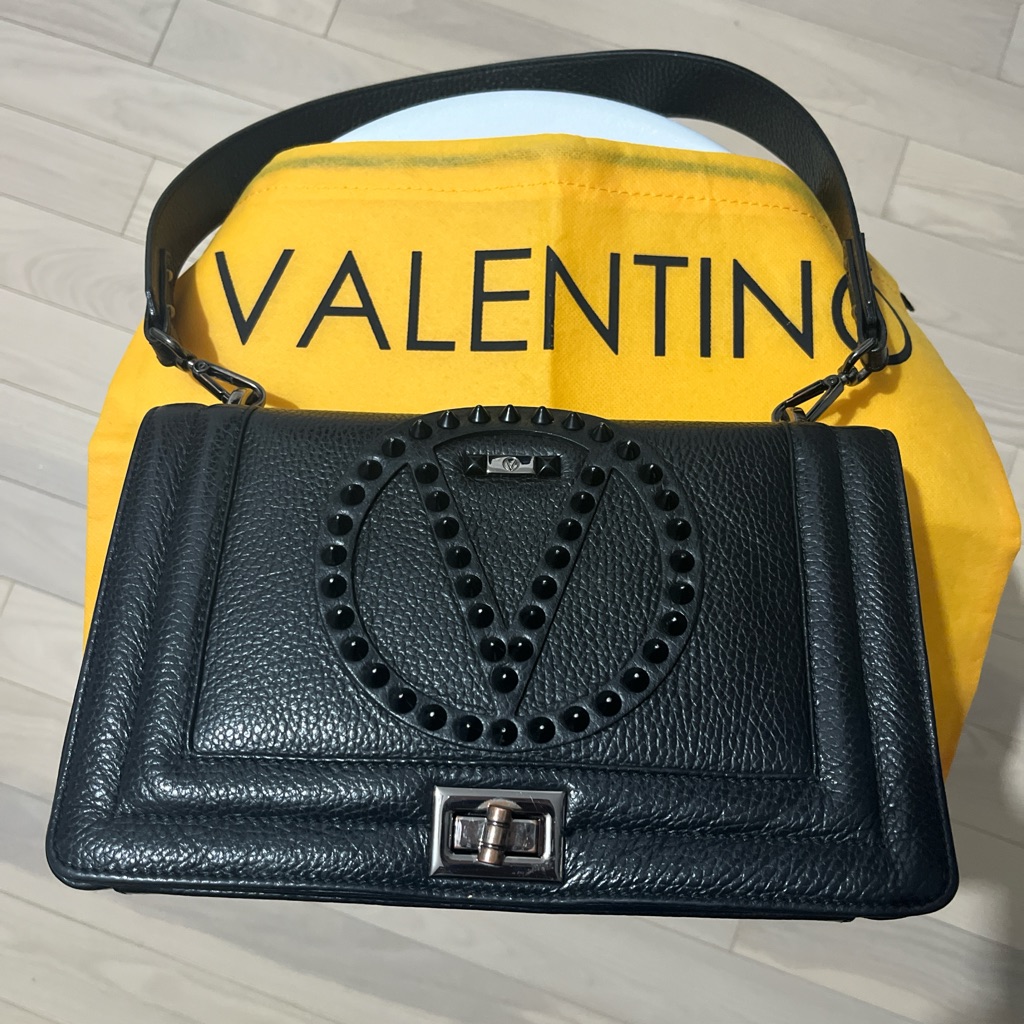 Valentino Black Quilted Leather Bag Authentic From Saks Great Condition